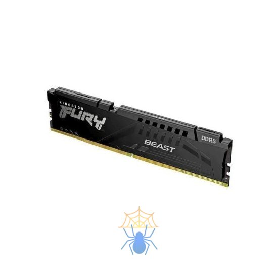 Память DDR5 4x16GB 5200MHz Kingston KF552C40BBK4-64 Fury Beast Black RTL Gaming PC5-41600 CL40 DIMM 288-pin 1.25В kit single rank с радиатором Ret фото 3