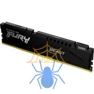 Memory Module KINGSTON Fury Beast DDR5 Общий объём памяти 32Гб Module capacity 32Гб Количество 1 6000 МГц Множитель частоты шины 40 1.35 В черный KF560C40BB-32 фото