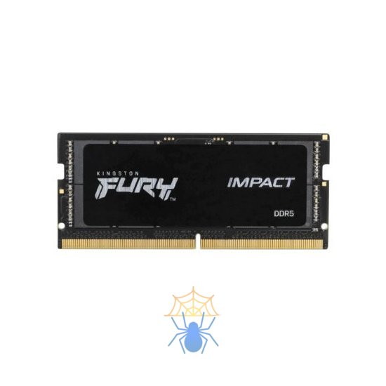 Оперативная память Kingston DDR5 16GB 4800MT/s CL38 SODIMM FURY Impact PnP фото