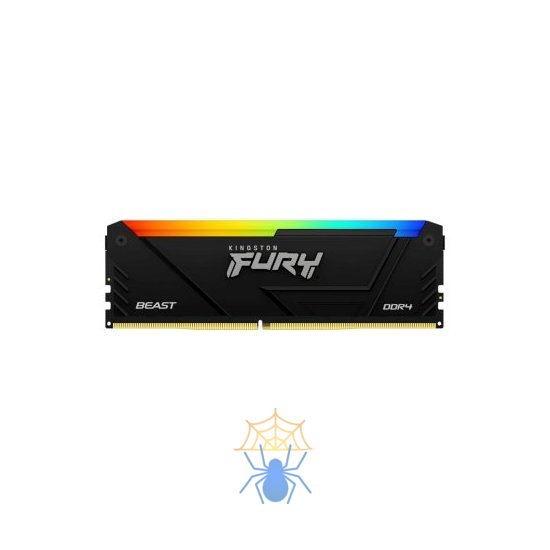 Память DDR4 32GB 3600MHz Kingston KF436C18BB2A/32 Fury Beast RGB RTL Gaming PC4-28800 CL18 DIMM 288-pin 1.35В single rank с радиатором Ret фото