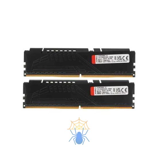 Память DDR5 2x32Gb 4800MHz Kingston KF548C38BBK2-64 Fury Beast RTL PC5-38400 CL38 DIMM 288-pin 1.1В kit dual rank с радиатором Ret фото 2