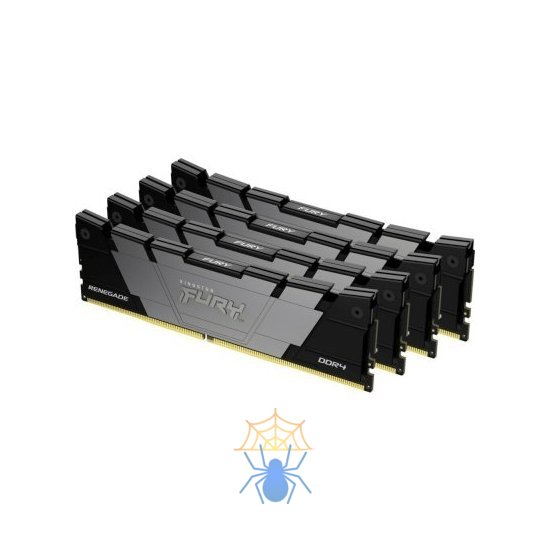 Память DDR4 4x8GB 3200MHz Kingston KF432C16RB2K4/32 Fury Renegade Black RTL Gaming PC4-25600 CL16 DIMM 288-pin 1.35В single rank с радиатором Ret фото