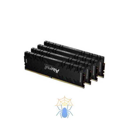 Память DDR4 4x8Gb 3200MHz Kingston KF432C16RBK4/32 Fury Renegade Black RTL Gaming PC4-25600 CL16 DIMM 288-pin 1.35В single rank с радиатором Ret фото