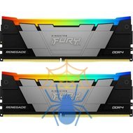 Память DDR4 2x32GB 3600MHz Kingston KF436C18RB2AK2/64 Fury Renegade RGB RTL Gaming PC4-28800 CL18 DIMM 288-pin 1.35В dual rank с радиатором Ret фото