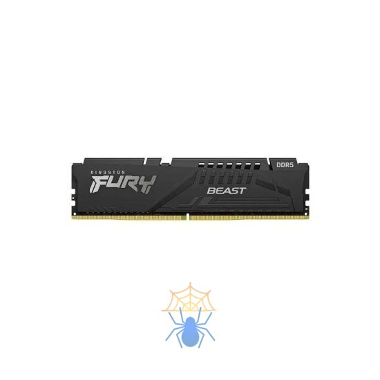 Память DDR5 4x16GB 5200MHz Kingston KF552C40BBK4-64 Fury Beast Black RTL Gaming PC5-41600 CL40 DIMM 288-pin 1.25В kit single rank с радиатором Ret фото 2