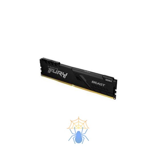 Модуль памяти KINGSTON Fury Beast Gaming DDR4 Общий объём памяти 16Гб Module capacity 16Гб Количество 1 3200 МГц Множитель частоты шины 16 1.35 В черный KF432C16BB/16 фото 4