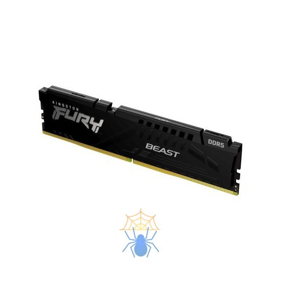 Memory Module KINGSTON Fury Beast DDR5 Общий объём памяти 32Гб Module capacity 32Гб Количество 1 5600 МГц Множитель частоты шины 36 1.25 В черный KF556C36BBE-32 фото
