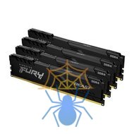 Память DDR4 4x8GB 3200MHz Kingston KF432C16BBK4/32 Fury Beast Black RTL Gaming PC4-25600 CL16 DIMM 288-pin 1.35В kit dual rank с радиатором Ret фото