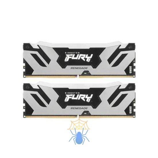 Memory Module KINGSTON Fury Gaming DDR5 Общий объём памяти 32Гб Module capacity 16Гб Количество 2 6000 МГц Радиатор Множитель частоты шины 32 1.35 В RGB серебристый / черный KF560C32RSAK2-32 фото 2