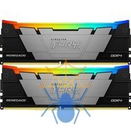 Память DDR4 2x8GB 3600MHz Kingston KF436C16RB2AK2/16 Fury Renegade RGB RTL Gaming PC4-28800 CL16 DIMM 288-pin 1.35В kit dual rank с радиатором Ret фото