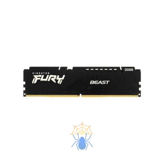 Memory Module KINGSTON Fury Beast Gaming DDR5 Общий объём памяти 8Гб Module capacity 8Гб Количество 1 5200 МГц Множитель частоты шины 40 1.25 В KF552C40BB-8 фото