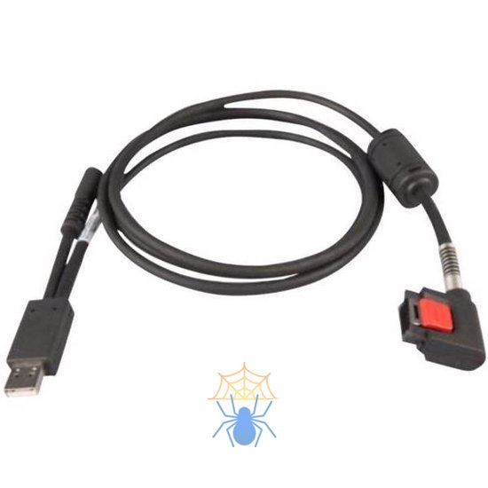 Кабель WT6000 USB/CHARGING CABLE. ALLOWS TO COMMUNICATE VIA USB AND CHARGE A WEARABLE TERMINAL, REQUIRES POWER SUPPLY PWRS-14000-249R AND COUNTRY SPECIFIC UN-GROUNDED AC LINE CORD. фото