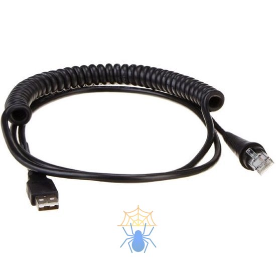 Кабель Cable: USB, black, Type A, 2.9m (9.5ґ), coiled, host power фото