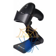 Сканер штрих-кода HR11+ Aringa 1D CCD Handheld Reader (black surface) with 2 mtr. straight RS232 cable and autosense. Incl. foldable smart stand (NLS-STD20i-22). фото