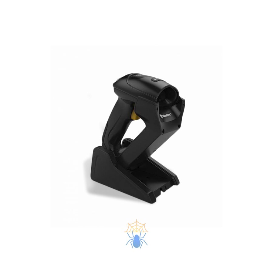 Сканер штрих-кода HR52 Bonito, 2D CMOS Handheld Reader, Mega Pixel, RETAIL VERSION dot-code enabled (Black surface) with 3 mtr. coiled USB cable. Autosense, incl. foldable smart stand (KIT Scanner + Cable USB coiled + Stand) фото