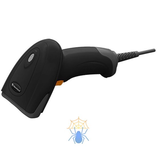 Сканер штрих-кода HR11+ Aringa 1D CCD Handheld Reader (black surface) with 2 mtr. straight RS232 cable, multiplug adapter and autosense. (Smart stand compatible). фото 2