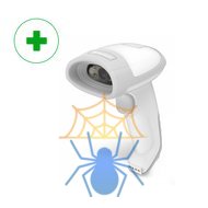 Сканер штрих-кода HR32 Marlin II 2D CMOS Mega Pixel Health care Handheld Reader (white antimicrobial surface), with 2 mtr. USB cable. Autosense, incl. foldable smart stand. фото