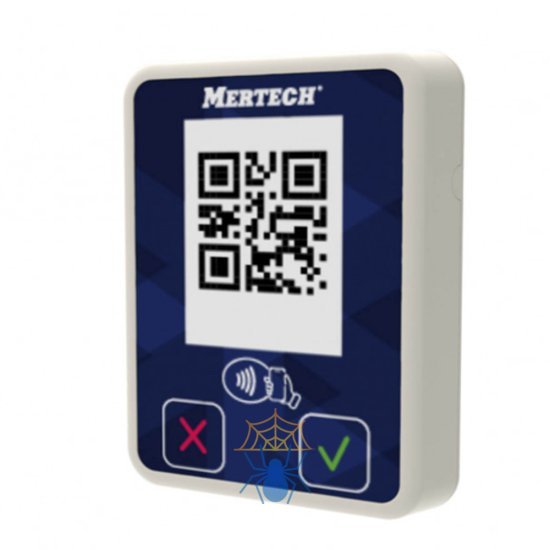 Дисплей QR кодов Mertech белый/синий (2136) фото