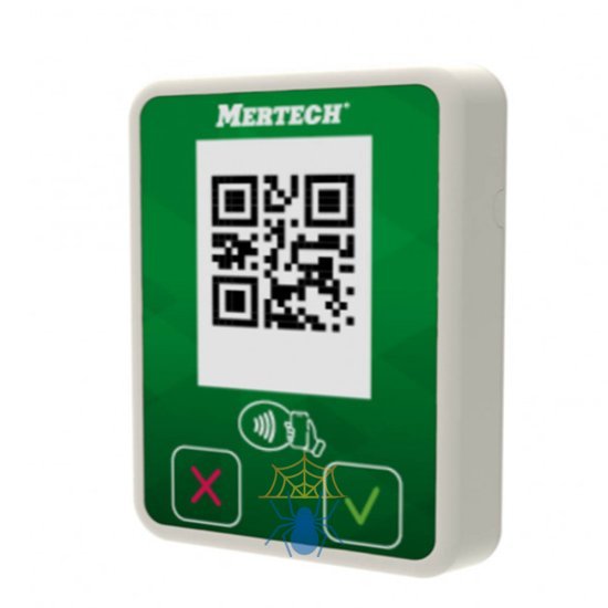 Дисплей QR кодов Mertech белый/зеленый (2135) фото