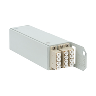 Модуль для шасси CMT-10-1U 4 порта LC/UPC (деление 1х2) OM4 SNR SNR-PTM-4/2-MM4-LC/UPC