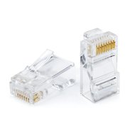 Коннектор сквозной RJ-45 UTP5e (50шт) SNR SNR-RJ-45-TG