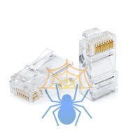 Коннектор сквозной RJ-45 UTP5e (50шт) фото