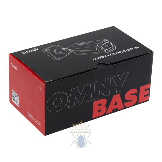 Камера сетевая буллет 2Мп OMNY BASE miniBullet2E-WDS-SDL-C 36 с двойной подсветкой и микрофоном фото 7