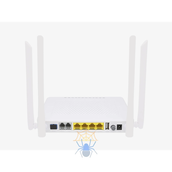 Абонентский терминал ONU GPON, 4 порта 10/100/1000Base-T, 2 порта POTS, WiFi 2.4/5 фото