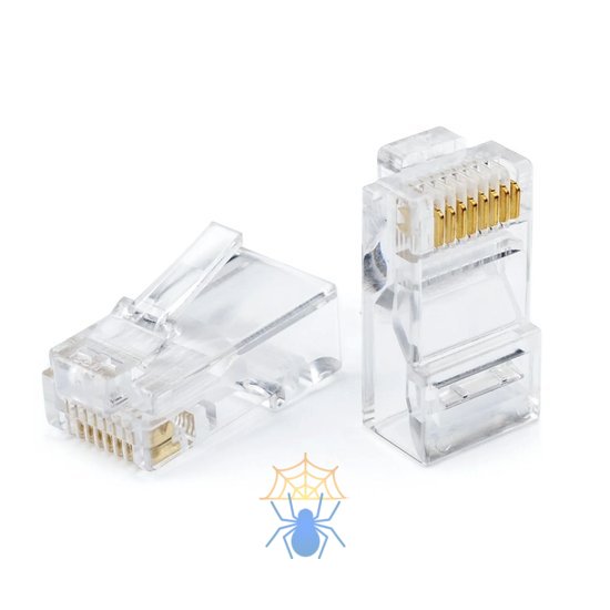 Коннектор сквозной RJ-45 UTP5e (50шт) фото