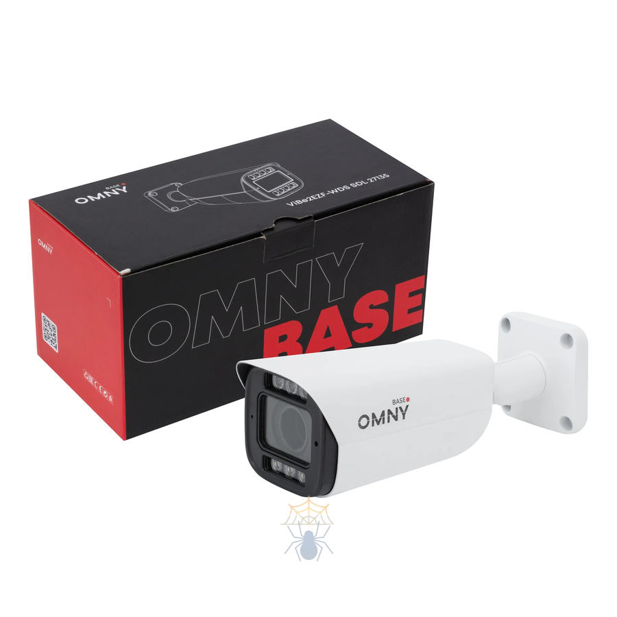 Камера сетевая буллет 2Мп OMNY BASE ViBe2EZF-WDS SDL-C 27135 с двойной подсветкой и микрофоном фото 4