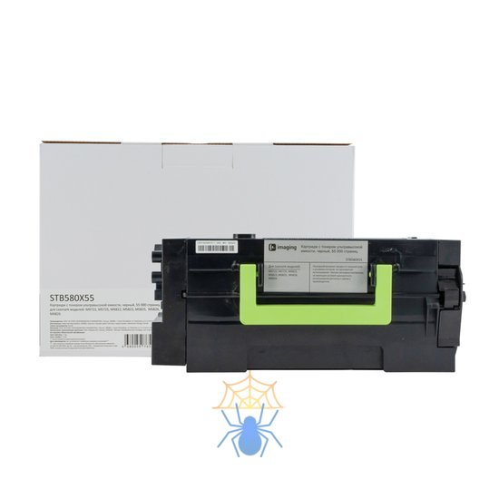 Картридж F+imaging черный 55000 стр. для Lexmark MX722, MX822, MX826, MS725, MS823, MS825, MS826 (аналог 58D5U0E) фото