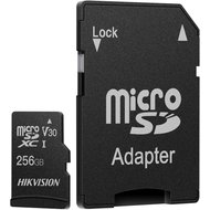 Флеш карта microSDXC 256GB Hikvision HS-TF-C1(STD)/256G/Adapter