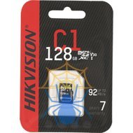 Флеш карта microSDXC 128GB Hikvision HS-TF-C1(STD)/128G/ZAZ01X00/OD C1 V30 w/o adapter фото 2