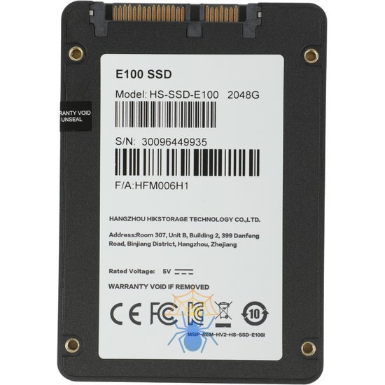 Накопитель SSD Hikvision SATA-III 2TB HS-SSD-E100/2048G HS-SSD-E100/2048G Hiksemi 2.5" фото 4