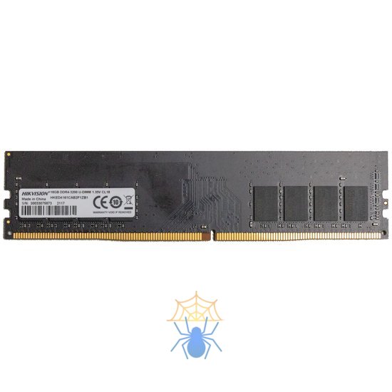 Память DDR4 16Gb 3200MHz Hikvision HKED4161CAB2F1ZB1/16G RTL PC4-25600 CL18 DIMM 288-pin 1.35В Ret фото