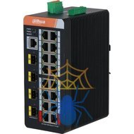 Коммутатор Dahua DH-IS4420-16GT-240 (L2) 20x1Гбит/с 3SFP 16PoE 240W управляемый фото