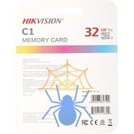 Флеш карта microSDHC 32GB Hikvision HS-TF-C1(STD)/32G/Adapter фото 5