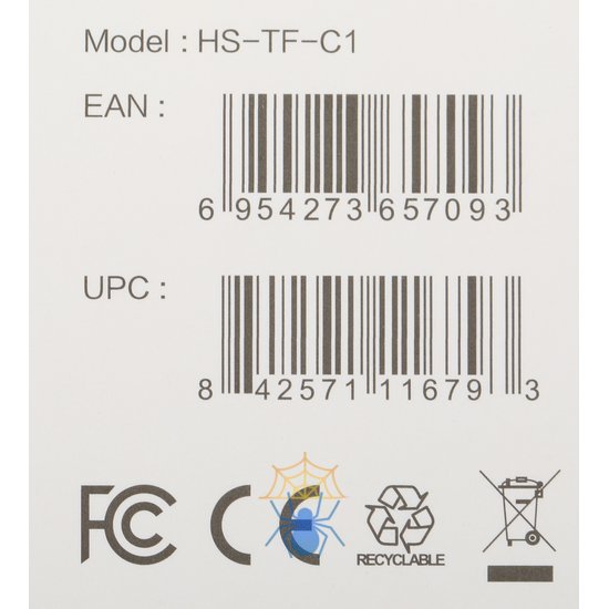 Флеш карта microSDXC 64GB Hikvision HS-TF-C1(STD)/64G/Adapter фото 4