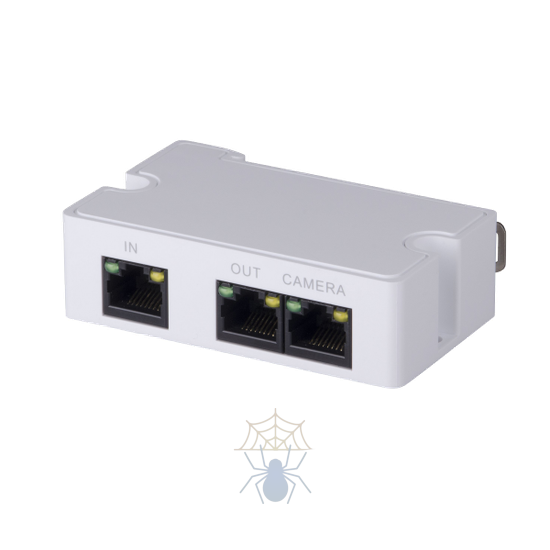 Удлинитель poe DAHUA Удлинитель PoE. Порты: 1 RJ45 10/100Мбит/с (вход, PoE/PoE+), 1 RJ45 10/100Мбит/с (выход на удлинитель, PoE/PoE+), 1 RJ45 10/100Мбит/с (выход на IP-видеокамеру, PoE); каскадное подключение до 2 фото