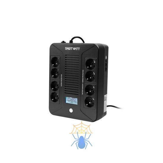 Линейно-интерактивный ИБП Smartwatt UPS SAFE PRO LCD 1000 3703020280003 фото 2