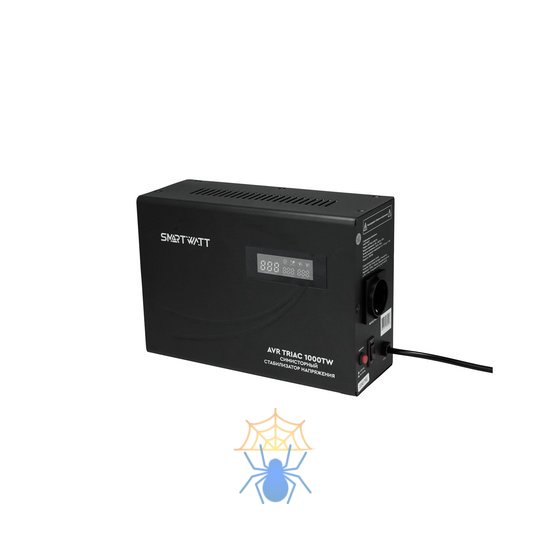 Стабилизатор напряжения Smartwatt AVR Triac 1000TW 1000ВА черный фото 2