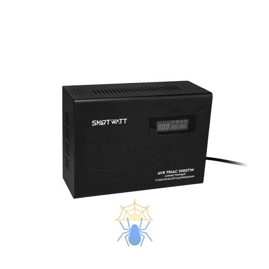 Стабилизатор напряжения Smartwatt AVR Triac 1000TW 1000ВА черный фото 3