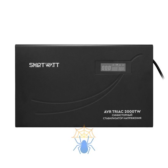 Стабилизатор напряжения Smartwatt AVR Triac 2000TW 2000ВА черный фото