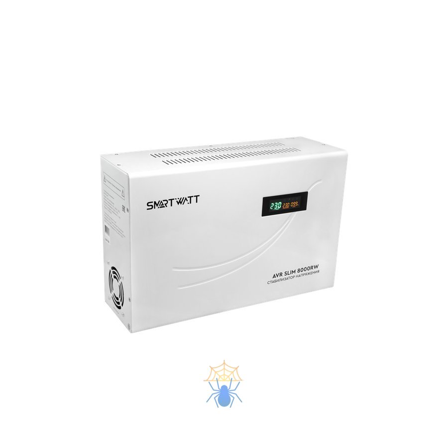 Стабилизатор напряжения Smartwatt AVR Slim 8000RW 8000ВА белый фото 3