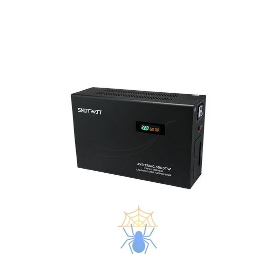 Стабилизатор напряжения Smartwatt AVR Triac 5000TW 5000ВА черный фото 2