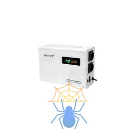 Стабилизатор напряжения Smartwatt AVR Slim 1500RW 1500ВА белый фото 3