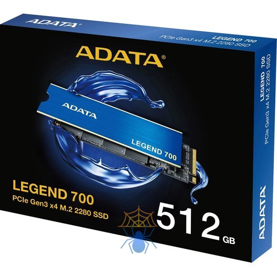 Накопитель SSD A-Data PCIe 3.0 x4 512GB ALEG-700-512GCS Legend 700 M.2 2280 фото 7