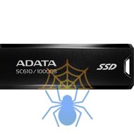 SSD внешний жесткий диск USB3.2 1TB SC610-1000G-CBK/RD ADATA фото