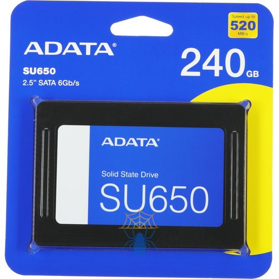 SSD жесткий диск SATA2.5" 240GB ASU650SS-240GT-R ADATA фото 4