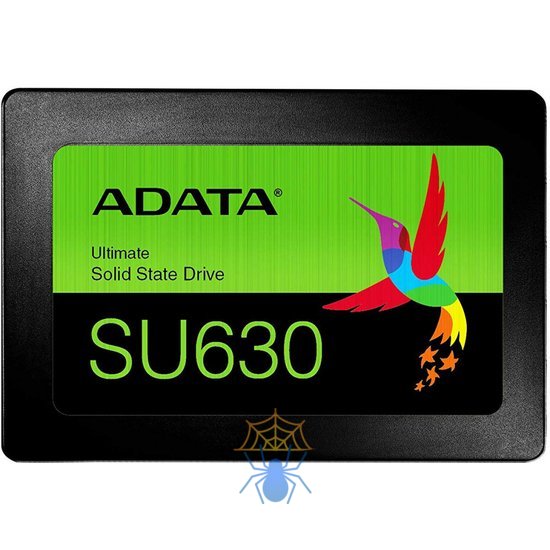 SSD ADATA SU630 240Гб Наличие SATA 3.0 3D NAND Скорость записи 450 Мб/сек. Скорость чтения 520 Мб/сек. 2,5" TBW 50 Тб Время наработки на отказ 1500000 ч. ASU630SS-240GQ-R фото